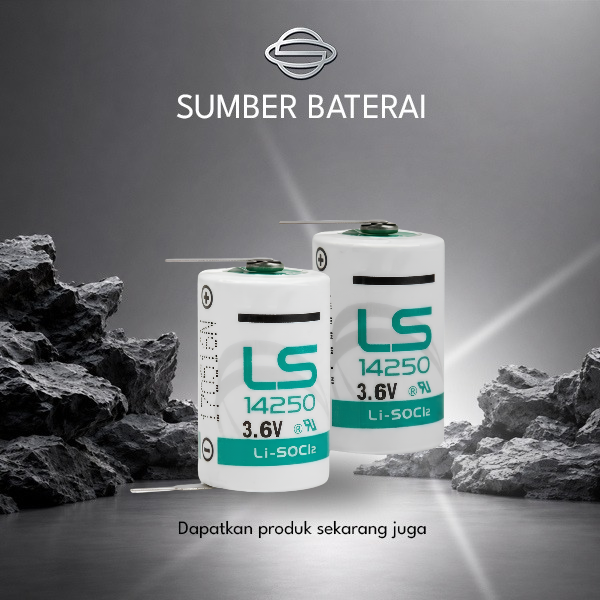 Baterai Saft 14250 1/2 aa dengan Pin 3.6Volt Original