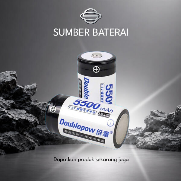 Baterai Beston Size D 5000mAh Rechargeable 1.2V