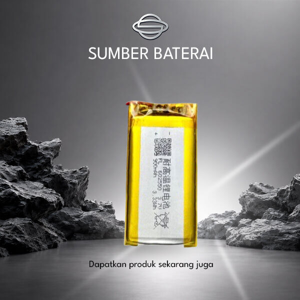 Baterai Lithium Polymer KM602050 600mAh 3.7Volt 2.22wh