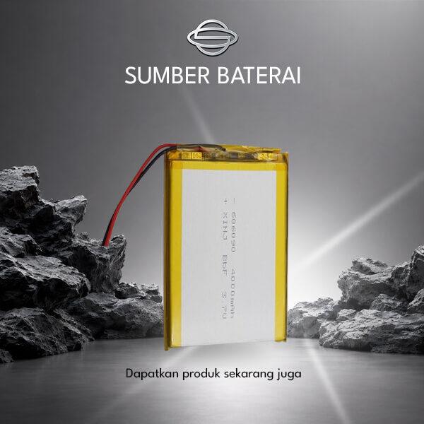 Baterai Lithium Polymer KM606090 4000mAh 3.7V 14.8wh