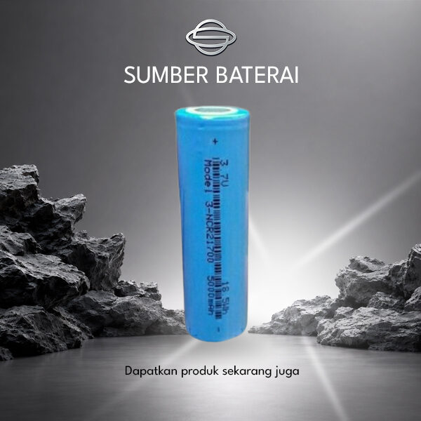 Baterai Panasonic 21700 real 5000mAh 3.7Volt Original