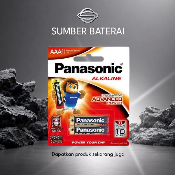 Baterai Panasonic AA Alkaline 2 pcs