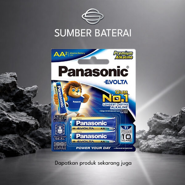 Baterai Panasonic AA Evolta 2 pcs