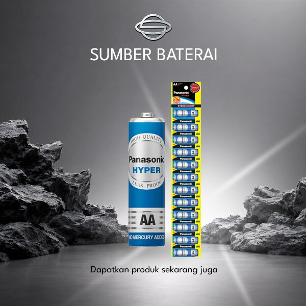 Baterai Panasonic AA Prima<br> 12 pcs