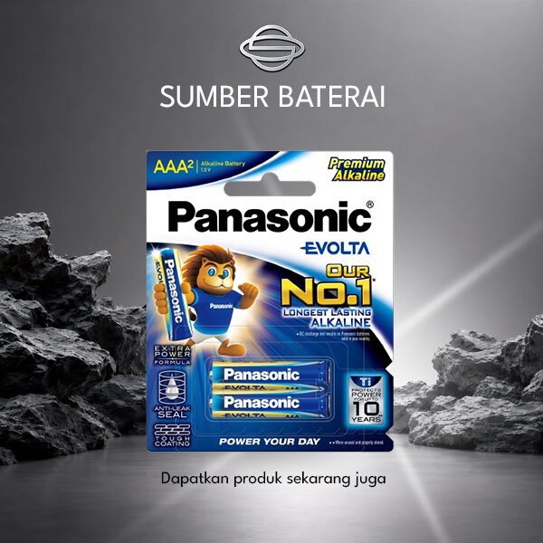 Baterai Panasonic AAA Evolta 2 pcs