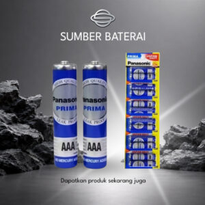 Baterai Panasonic AAA Prima <br> 12 pcs