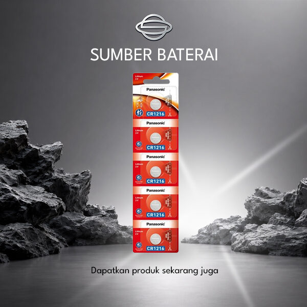 Baterai Panasonic CR1216 3Volt 1 pcs