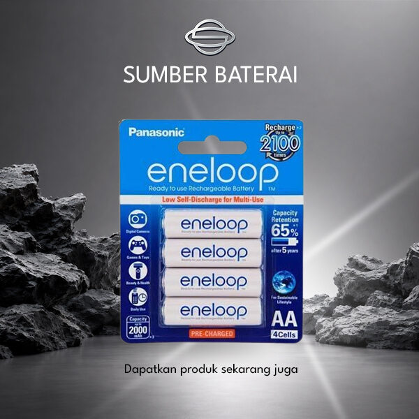 Baterai Panasonic Eneloop A2 2000mAh isi 4 Original