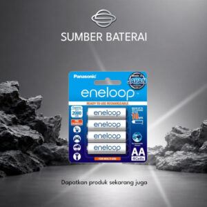 Baterai Panasonic Eneloop AA 2000mAh 1.2V 4 pcs Original 100%