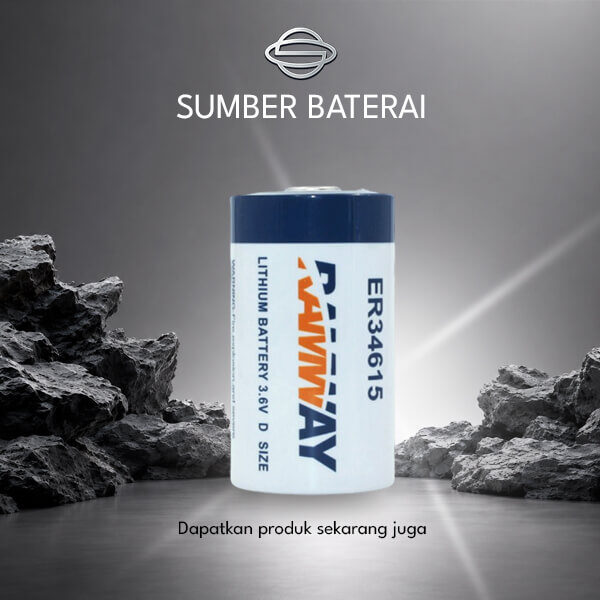 Baterai Ramway D CR 34615 Lithium 3V Size D
