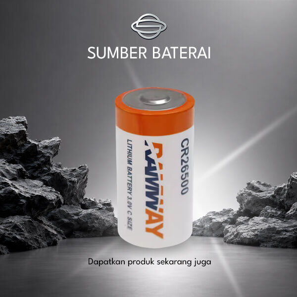Baterai Ramway ER 26500 Size C 3.0V Lithium