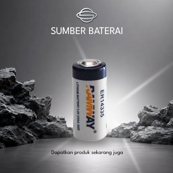 Baterai Ramway ER14335 Lithium 3.6V Size 2/3AA