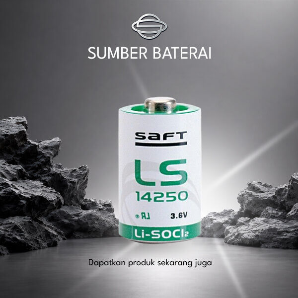 Baterai Saft 14250 1/2 aa 3.6V Original