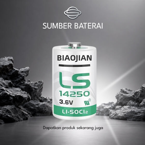 Baterai Saft 14250 1/2 aa dengan Pin 3.6Volt Original