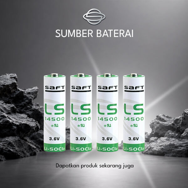 Baterai Saft 14500 3.6Volt Lithium Original