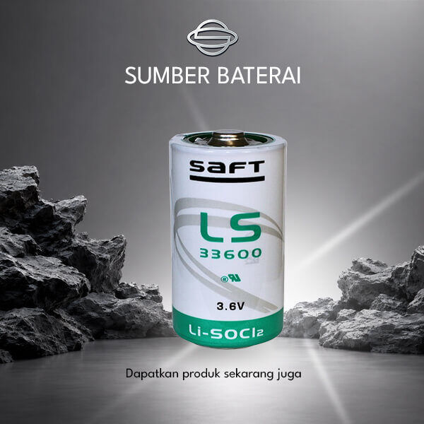 Baterai Saft LS 33600 3.6V Lithium Li-SOCl2 Original