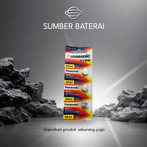 Baterai Panasonic SR 44 harga satuan original