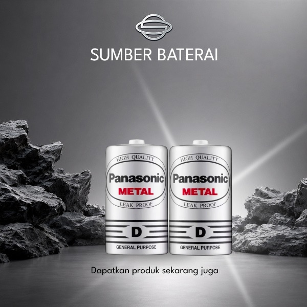 Baterai Panasonic D Metal Bp2