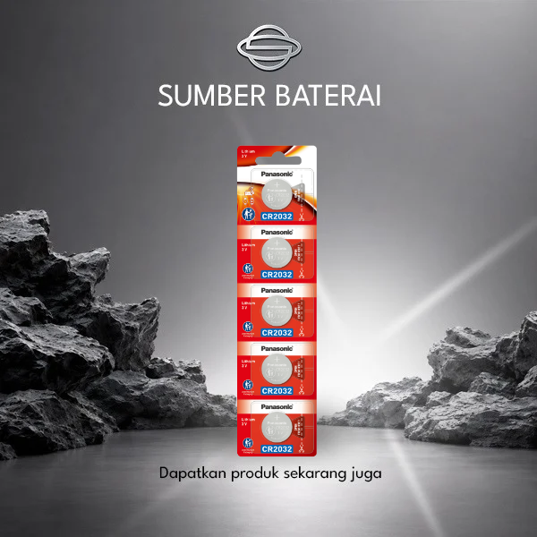 Baterai Panasonic CR 2032 Lithium 3Volt Bp1