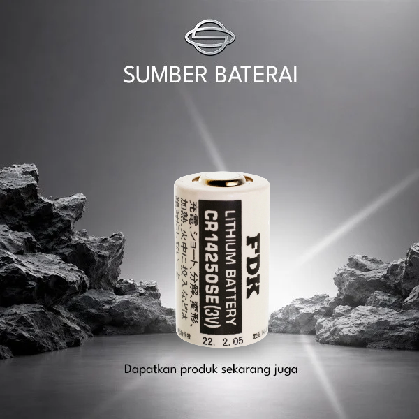 Baterai FDK CR14250 1/2AA 3 Volt Litium