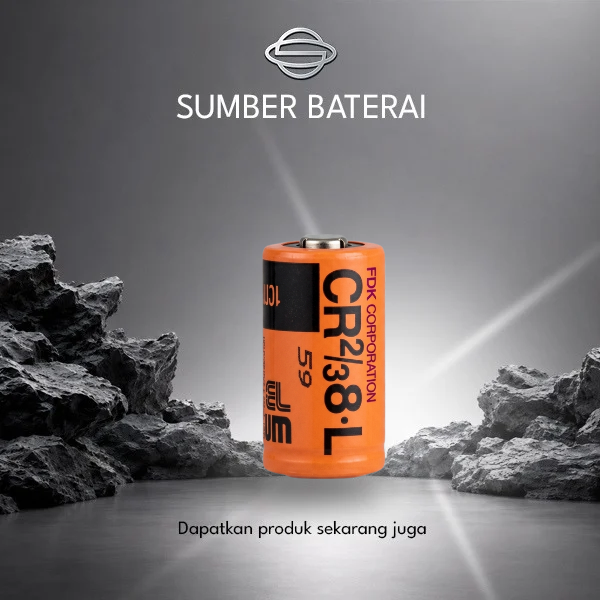 Baterai Fuji FDK CR 2/3 8.L 3Volt Novel Lithium