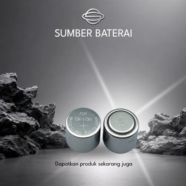 Baterai FDK CR 1/3N 3 Volt
