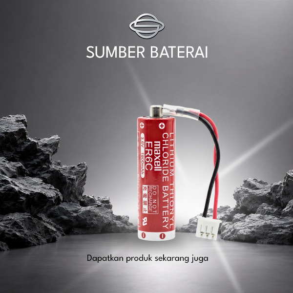 Baterai Maxell ER6 C 3,6V 1800mAh lithium