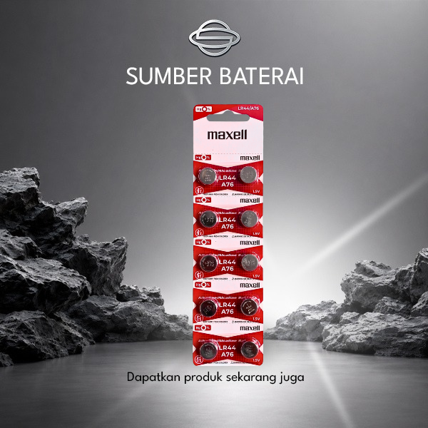 Baterai Maxell LR 44 1,5V 10pcs