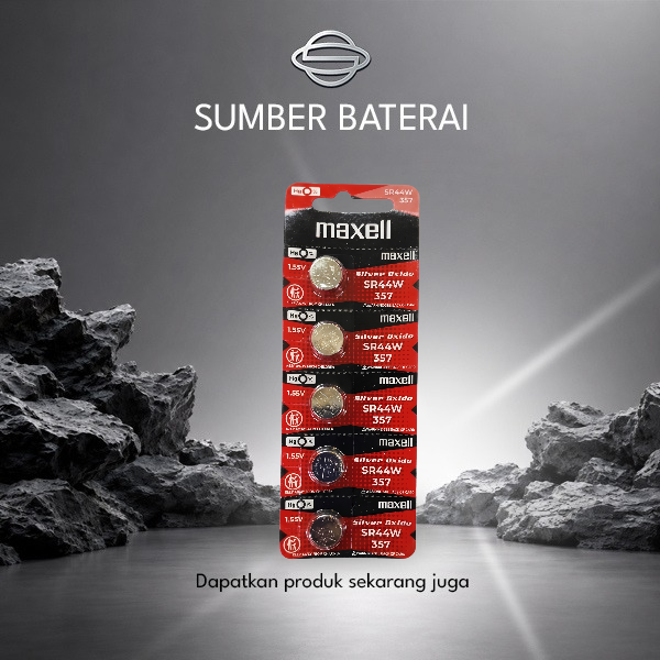 Baterai Maxell SR44 SW 357/303 1,55Volt 1 pcs