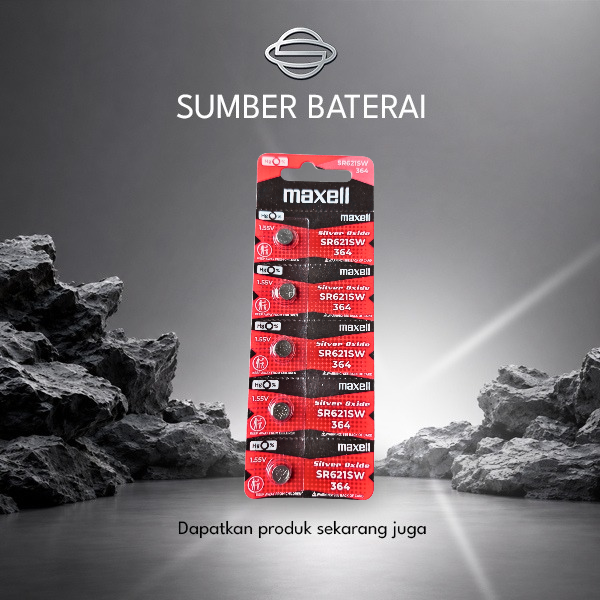 Baterai Maxell SR 621/364 1,55V 5pcs