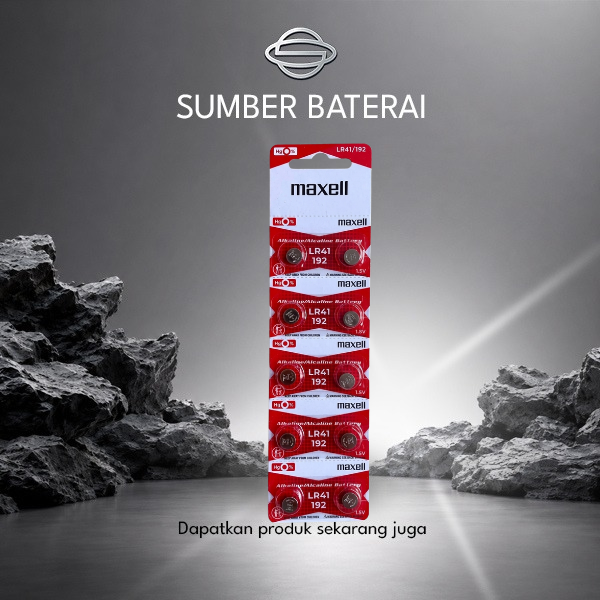 Baterai Maxell LR 41 1,5V 10pcs