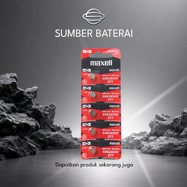 Baterai Maxell SR626/377 1,55Volt 5pcs