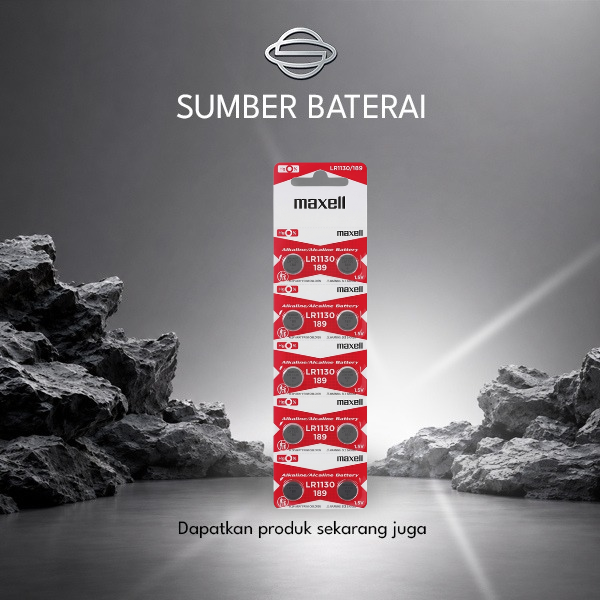Baterai Maxell LR 1130 1,5Volt 10 pcs