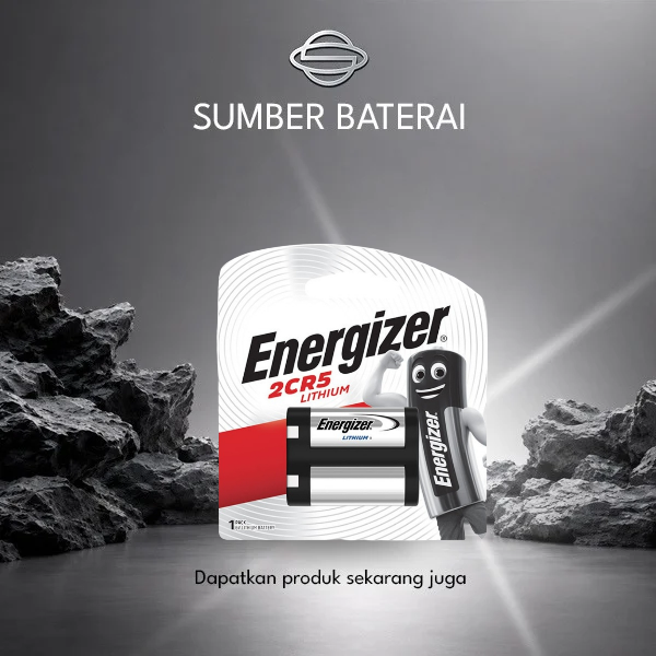 Baterai Energizer Lithium 2CR5 6Volt