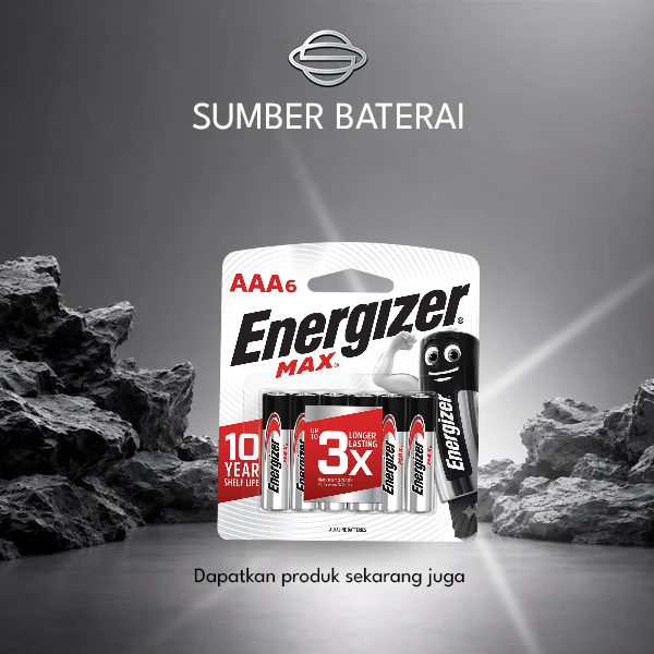 Baterai Energizer AAA Bp6 MAX