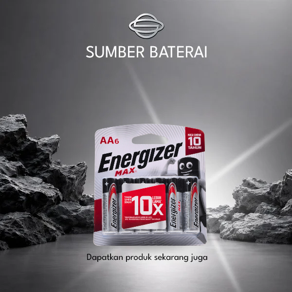 Baterai Energizer AA Bp6 MAX