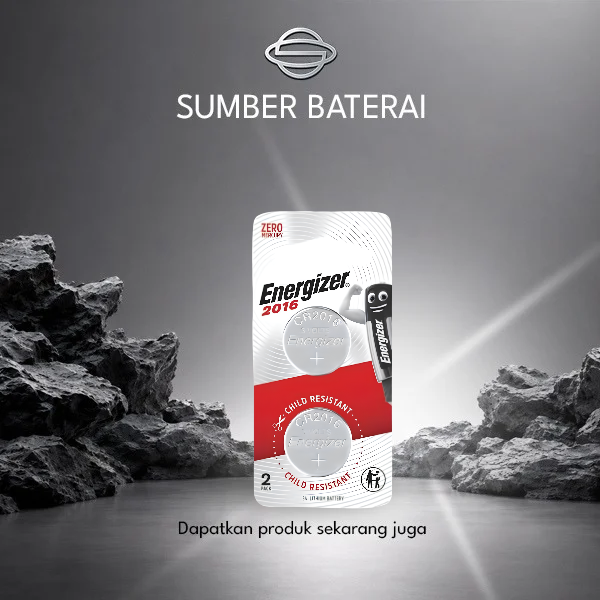 Baterai Energizer 2016 Bp2 3Volt