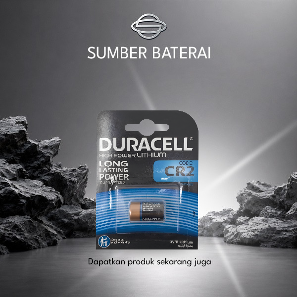 Baterai Duracell CR2 3Volt Lithium