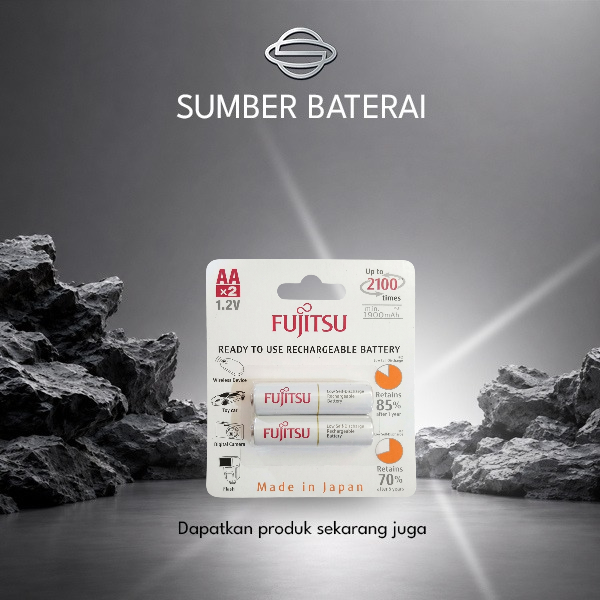 Baterai Fujitsu AA 1900mAh Bp2 1,2Volt