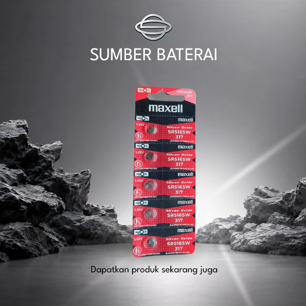Baterai Maxell SR516SW 1,55Volt/1pcs