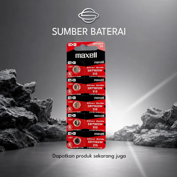 Baterai Maxell SR716SW 1,55Volt/1pcs