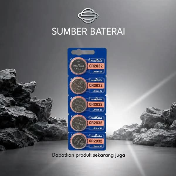 Baterai Murata CR2032 3Volt/ 1pcs