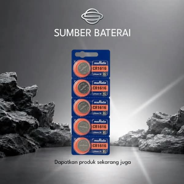 Baterai Murata CR1616 3Volt /1pcs