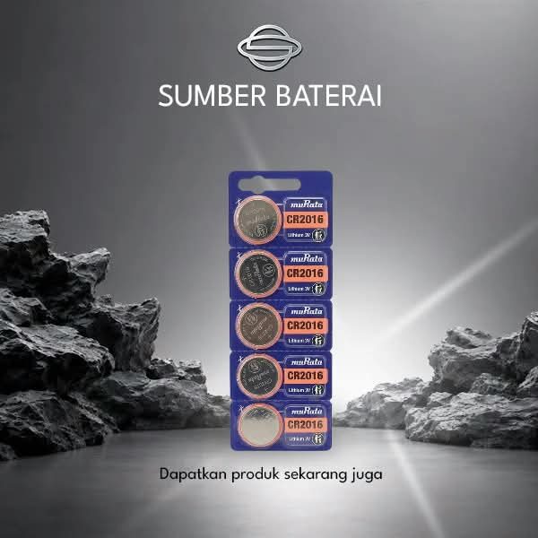 Baterai Murata CR2016 3Volt /1pcs