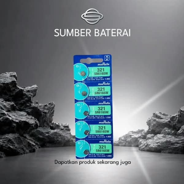 Baterai Murata SR616SW 1,55Volt /1pcs