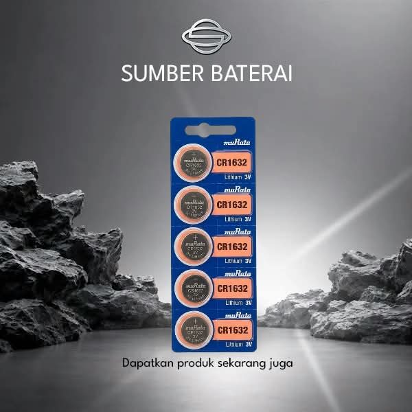 Baterai Murata CR1632 3Volt/ 1pcs
