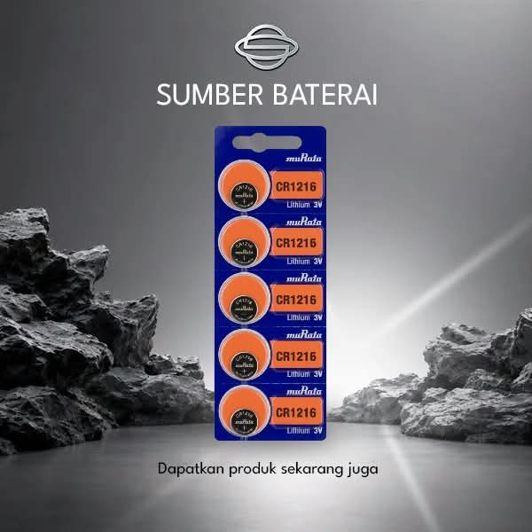 Baterai Murata CR1216 /1pcs
