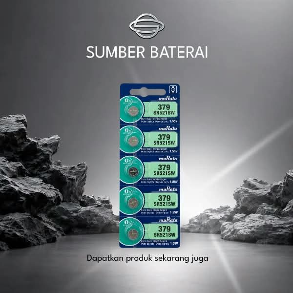 Baterai Murata SR521SW 1,55Volt /1pcs