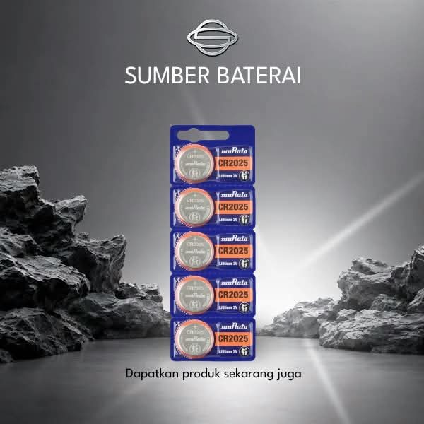 Baterai Murata CR2025 3Volt /1pcs