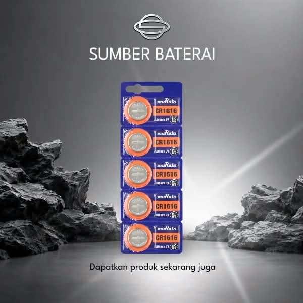 Baterai Murata CR1616 3Volt /1pcs